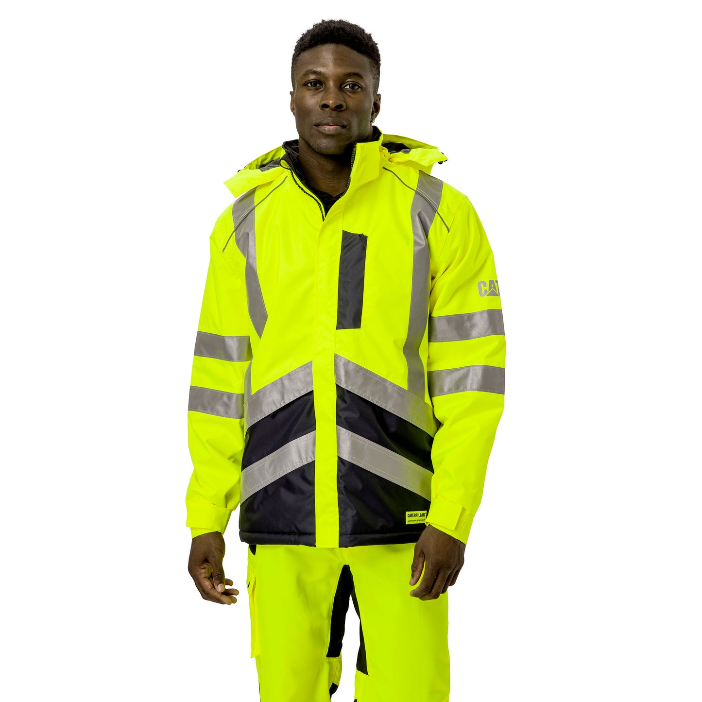 HI-VIS Insulated Rain Jacket