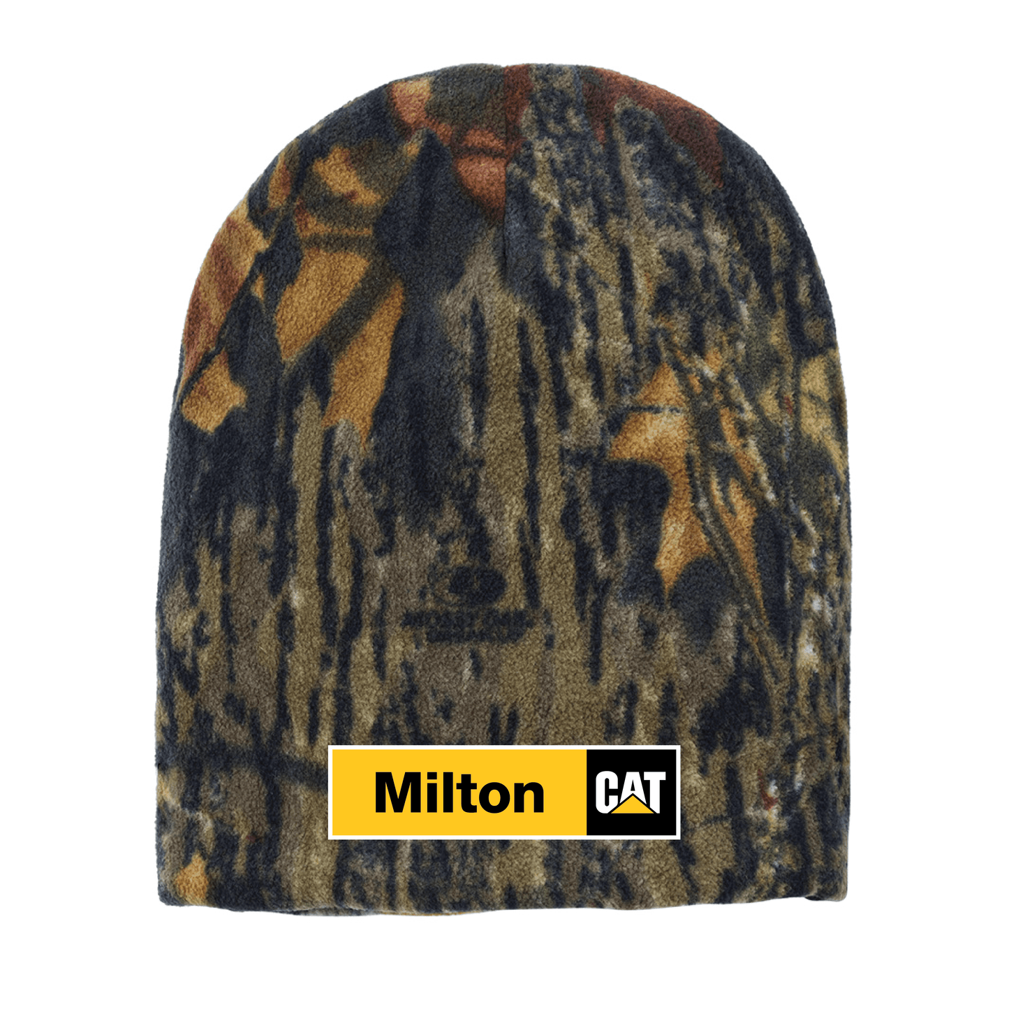 Milton Cat Camouflage Fleece Beanie