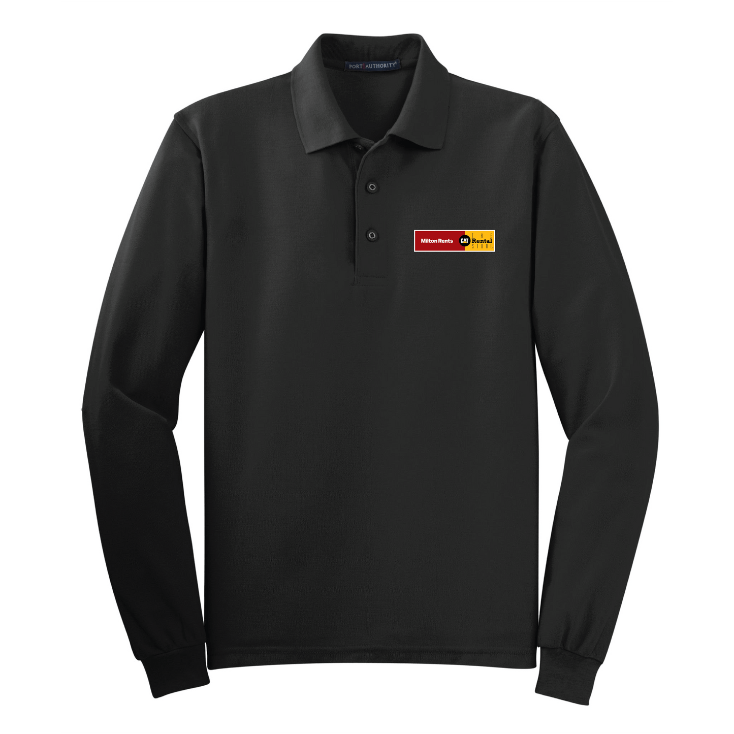 Milton Rents Men's Long Sleeve Polo