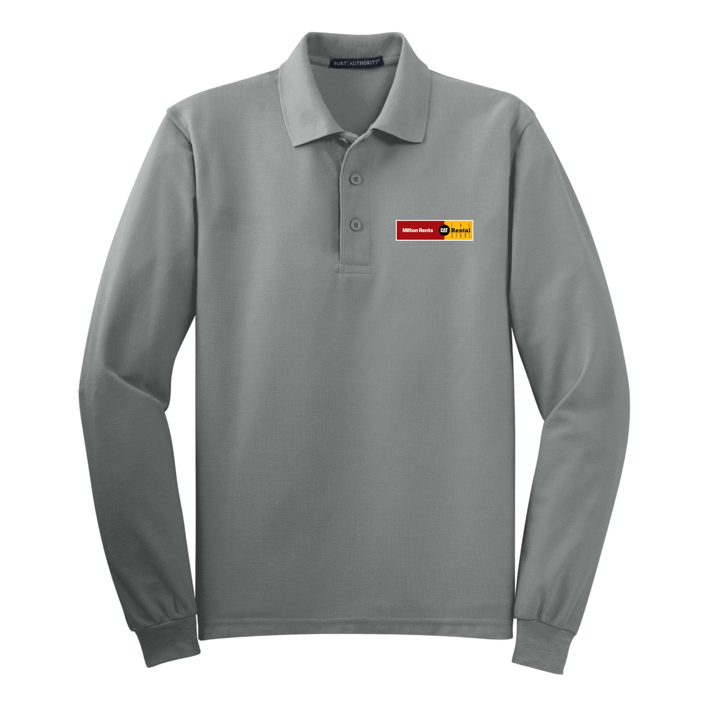 Milton Rents Men's Long Sleeve Polo