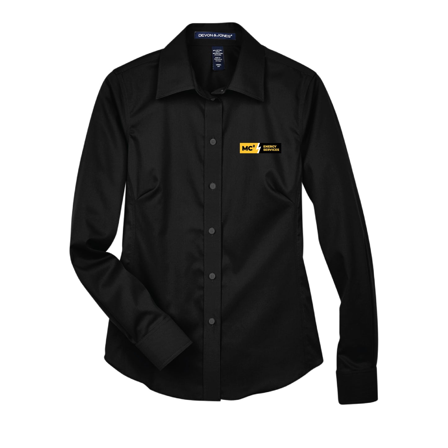 MC2 Women's Button Down Work Wear Shirt