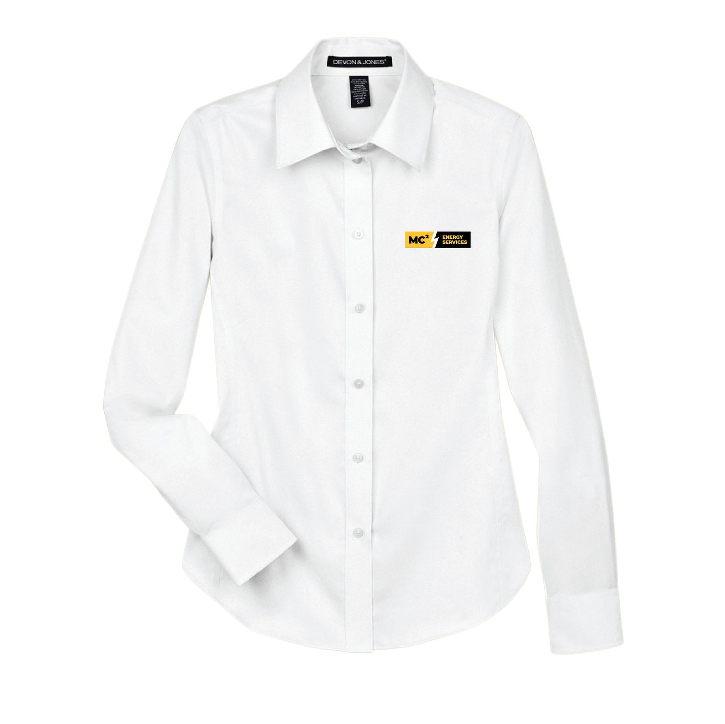 MC2 Women's Button Down Work Wear Shirt