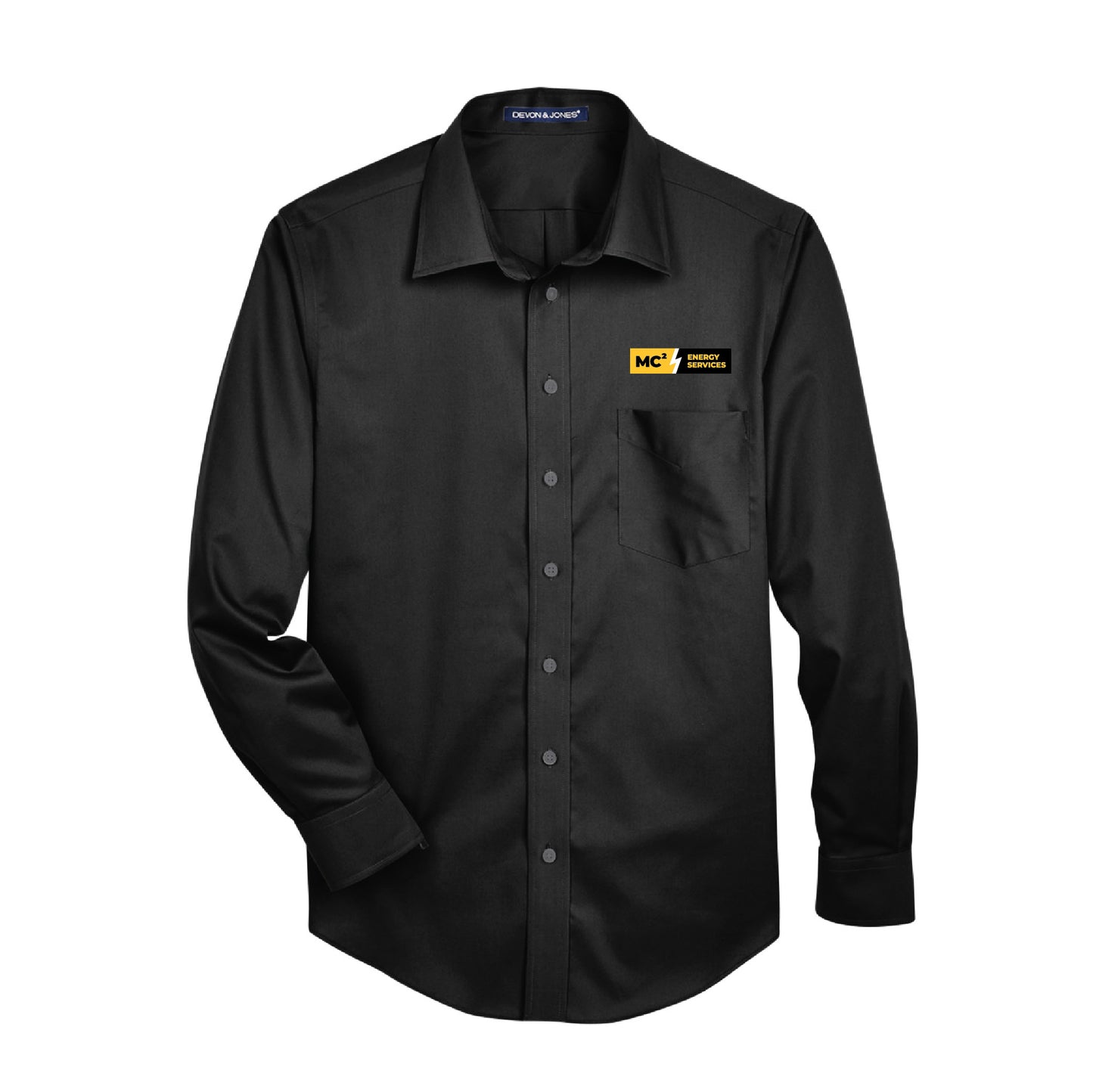MC2 Men's Button Down Work Wear Shirt