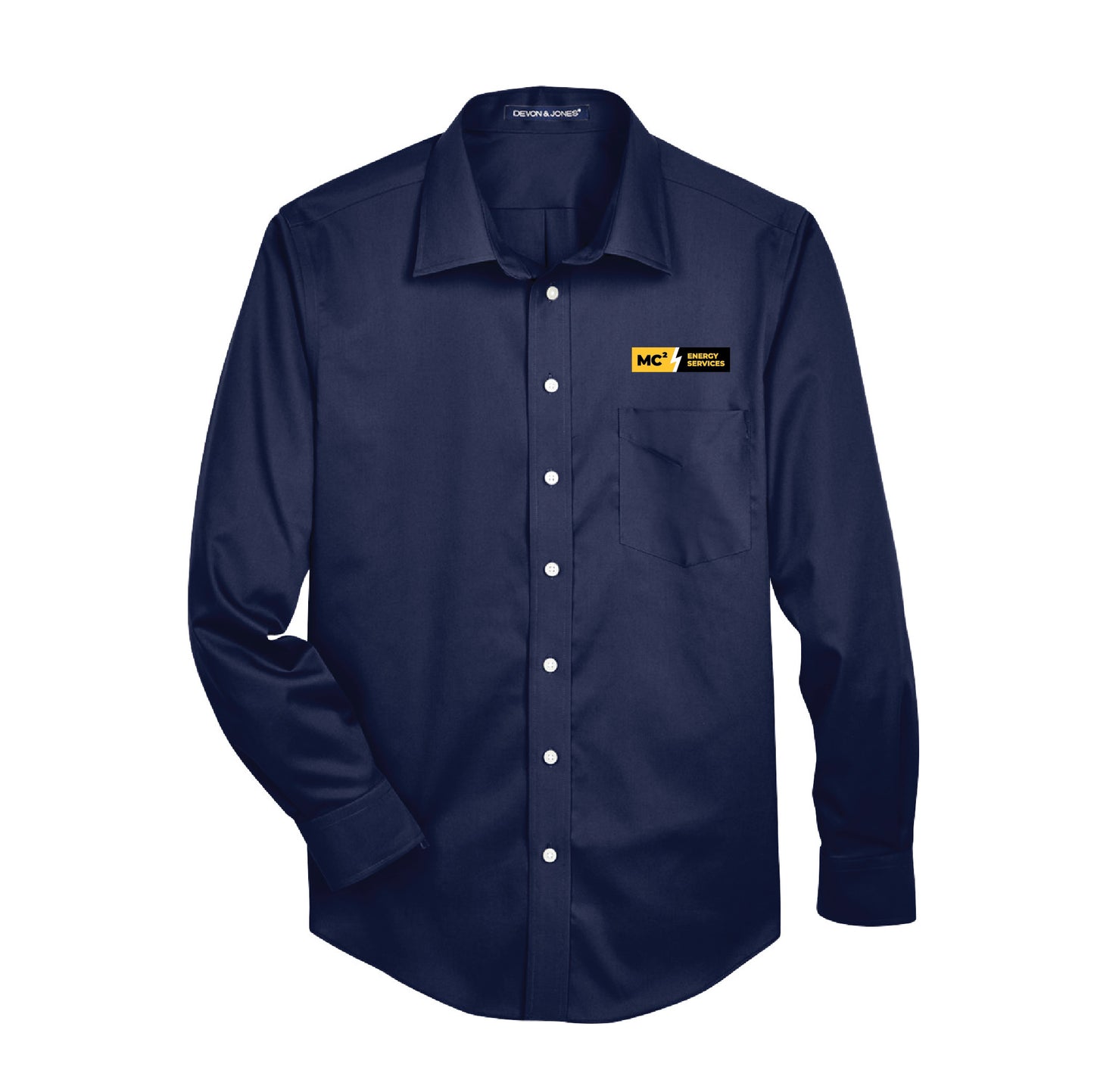 MC2 Men's Button Down Work Wear Shirt