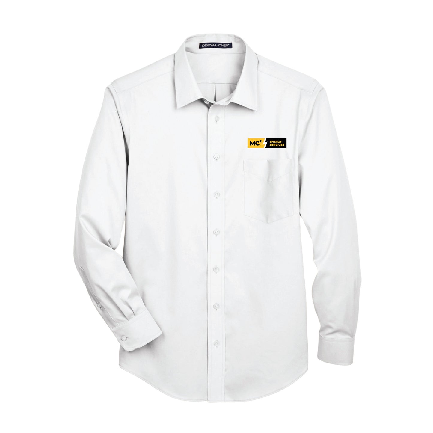 MC2 Men's Button Down Work Wear Shirt