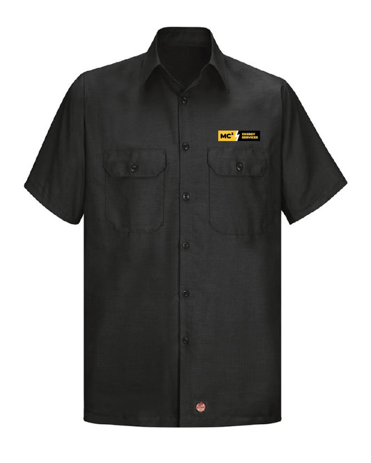MC2 Men's Short Sleeve Solid Ripstop Shirt