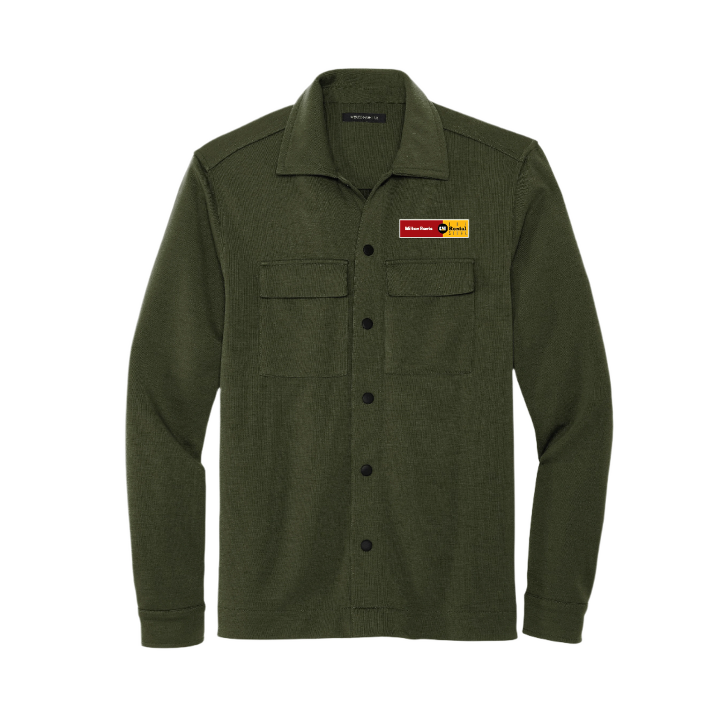 Milton Rents Button Down Relaxed Work Wear Shirt