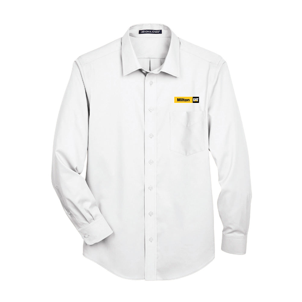 Milton CAT Men's Button Down Work Wear Shirt