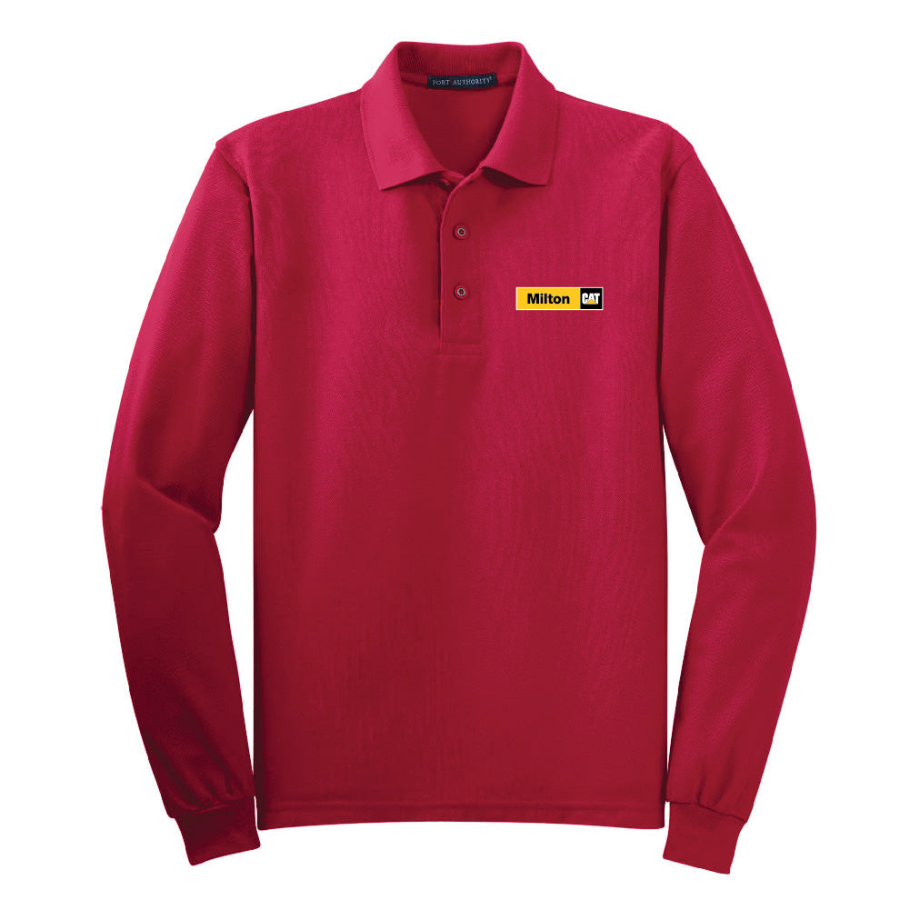 Milton CAT Men's Long Sleeve Polo