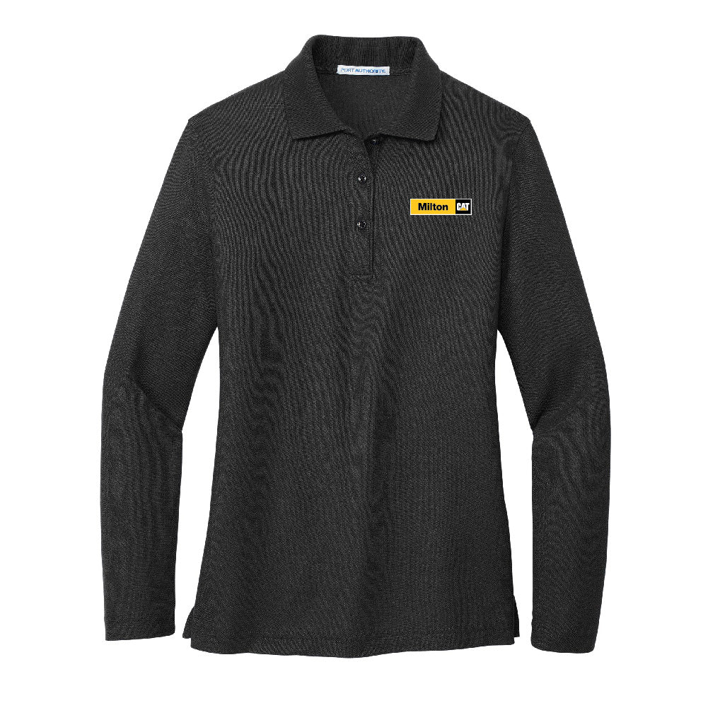 Milton CAT Women's Long Sleeve Polo