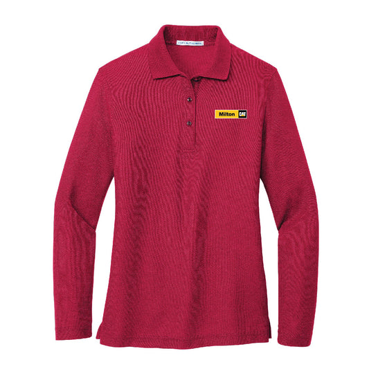 Milton CAT Women's Long Sleeve Polo