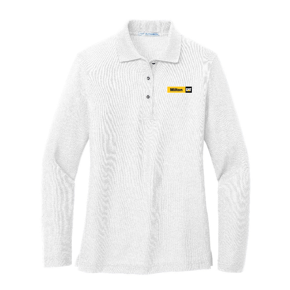 Milton CAT Women's Long Sleeve Polo