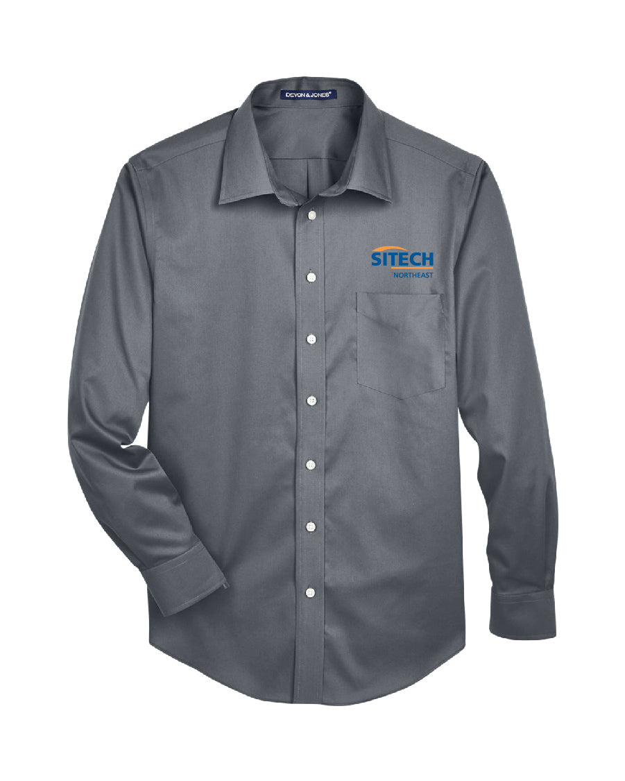 Sitech Men's Button Down Work Wear Shirt