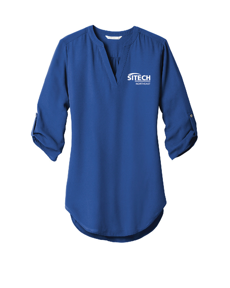 Sitech Women's 3/4-Sleeve Tunic Blouse