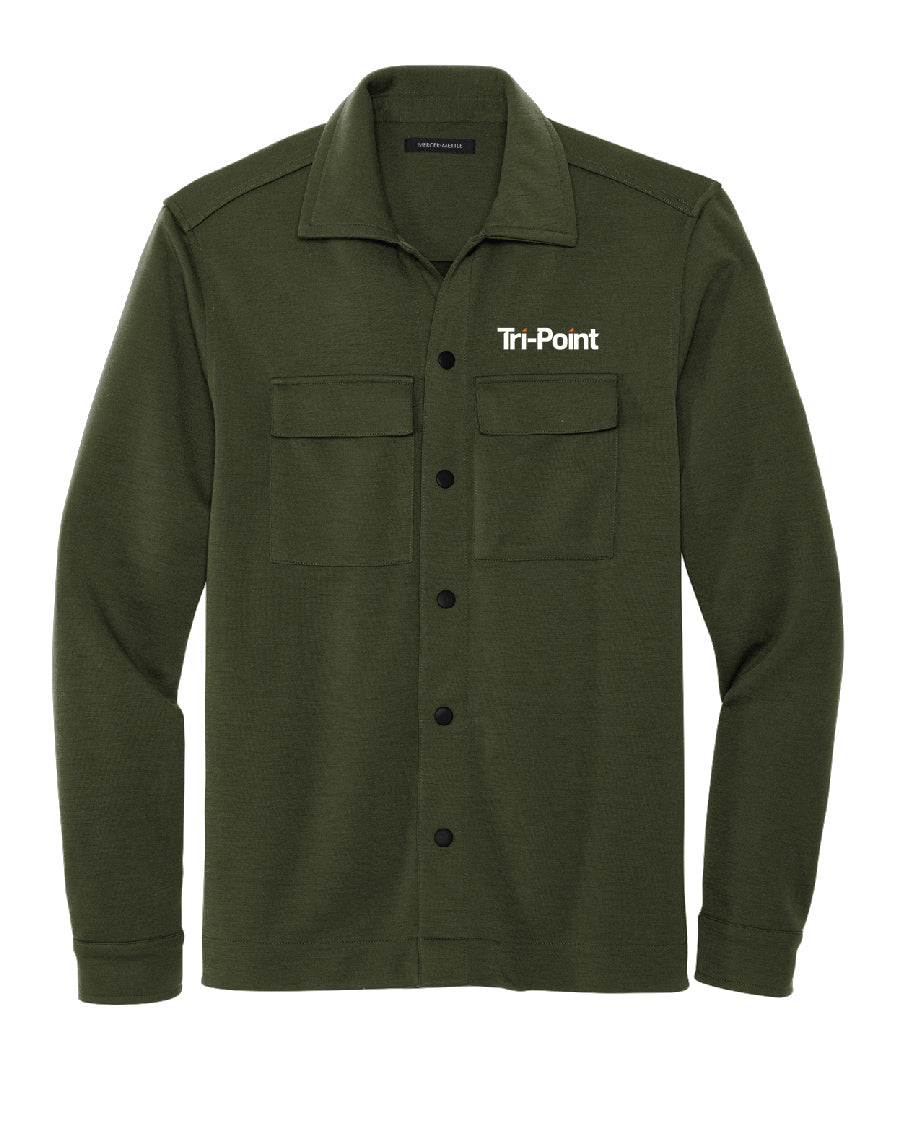Tri-Point Button Down Relaxed Work Wear Shirt
